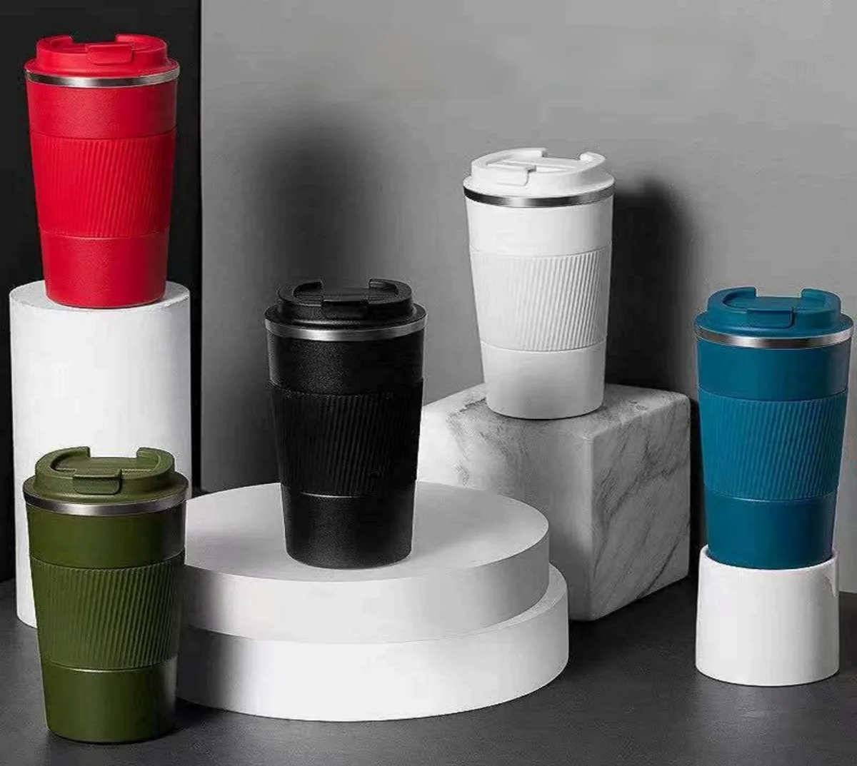 Leather-Sleeve Coffee Cup